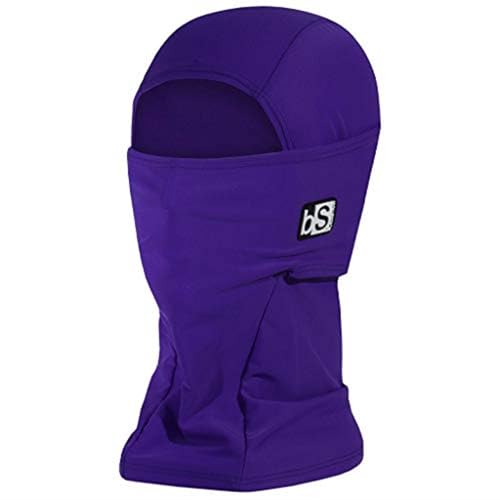 Image of BLACKSTRAP Hood Balaclava Face Mask - Cold Weather Ski Mask for Men & Women, Headwear That's Breathable, Moisture-Wicking, and Helmet-Compatible (One Size, Deep Purple)