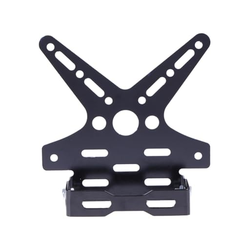 Support de plaque d'immatriculation moto contre les vibrations en aluminium
