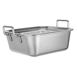 Base plate stable : le fond plat du plateau reste stable, évitant les déversements et gardant vos aliments bien en place, bol de riz à nouilles en acier inoxydable, plateaux de thanksgiving pour la nourriture