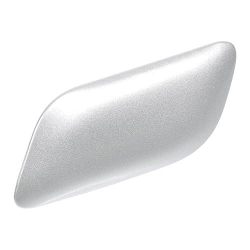 HEROFFIX Front Left Bumper Headlight Washer Nozzle Cover Cap No.8504560040B0 Bumper Trim Nozzle Cover for Lexus LX570 2008-2011 Silver Tone Plastic 1 Pcs