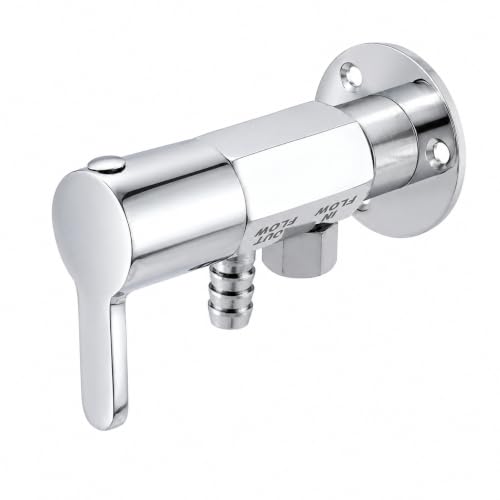 Image of New Ware CP Brass Water Purifier Tap Wall Mount Single Lever RO Water Filter Faucet with Quick Connect Outlet, Leak Proof Chrome Finish Replacement Tap for Home Kitchen Drinking Water Purifier
