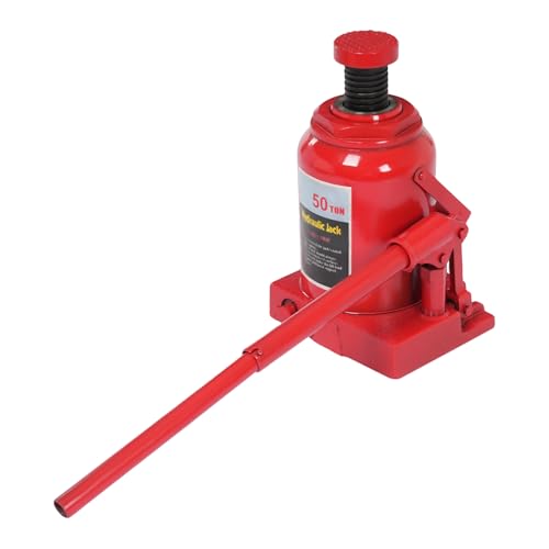 30 Ton Hydraulic Bottle Jack, Hydraulic Stubby Low Profile Welded Bottle Jack, Double Ram Welded Hydraulic Car Bottle Jack, Automotive Welded Hydraulic Bottle Jack for Repair Vehicle, Pickup, Truck
