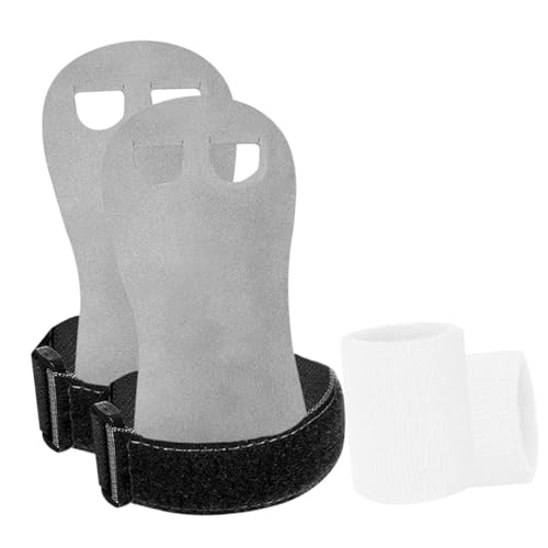 Gogogmee Gymnastics Wristband Set Non-Slip Palm Guard for Girls Bar Grips Weightlifting Comfortable Leather Polyester Material