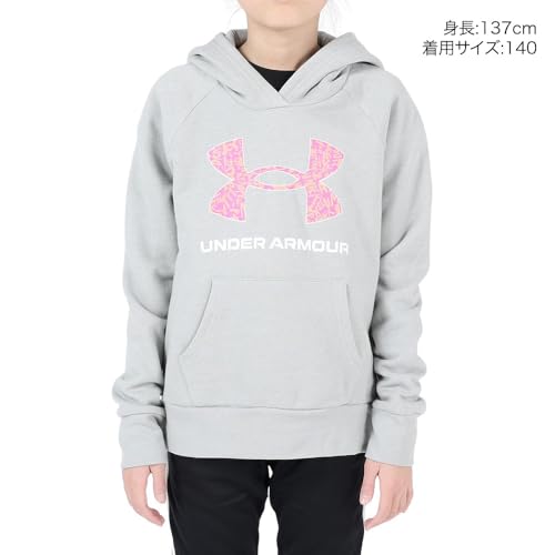 Girls' UA Rival Fleece Big Logo Print Fill Hoodie2