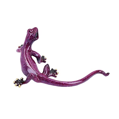 Ab Tools Purple Speckled Gecko Lizard Resin Wall Shed Sculpture Decor Statue Small #TOP3