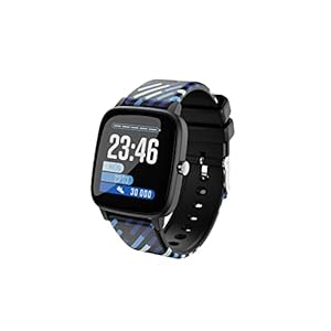 LAMAX BCool Smart Watch voor kinderen, batterij gaat tot 7 dagen mee, maatstappen, hartslag en sportactiviteiten…