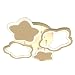 Produktbild KQHSM Wolke Form Kinderzimmer Schlafzimmer Deckenleuchte Kreative Mode White Cloud Dekoration Kindergarten Deckenleuchte (Size : 80cm)