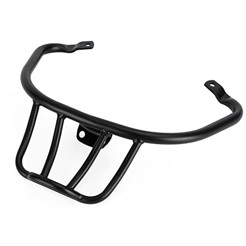 Artudatech Gepäckträger Rear Luggage Rack Grab Handle Black Fit for Vespa Primavera Sprint 50 125 150 BLK