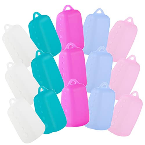 VALICLUD 15Piezas Cubierta de Cepillo de Portátil Estuche de Viaje Protección Higiénica y Camping