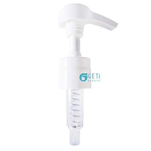 Geti Beauty Salontop Shampoo Bottle Liquid Dispenser – 1-Pack Liter 33.8 Oz Pump – Fits Common Shampoo And Conditioner Containers – Non-Slip Notch Design – 28/410 4Cc #TOP5
