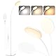 Mojimdo Stehlampe, [3 Farben & 10 Helligkeiten] Schlanke LED Leselampe Stehend, Dimmbar Einstellbare Flexible Stehleuchte für Kinderzimmer, Büro, Wohnzimmer, Ecke Nachttischlampe