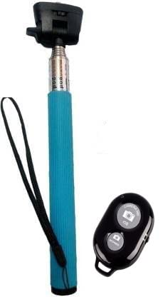 Kimloo Selfie Stick Extendable Monopod with Adjustable Phone Holder & Wired Aux Cable for Mobiles and Cameras (Selfie Stick with Remote) (B09M6PRYF5) Amazon Price History, Amazon Price Tracker
