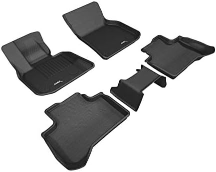 Amazon Com 3d Maxpider All Weather Floor Mats Compatible With Bmw X3 G01 2018 2021 Bmw X4 G02 2019 2021 Custom Fit Car Floor Liners Kagu Series 1st 2nd Row Black Automotive