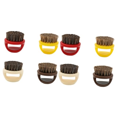 Brosse à barbe portable pour homme minkissy lot de 8 nettoyage rasage