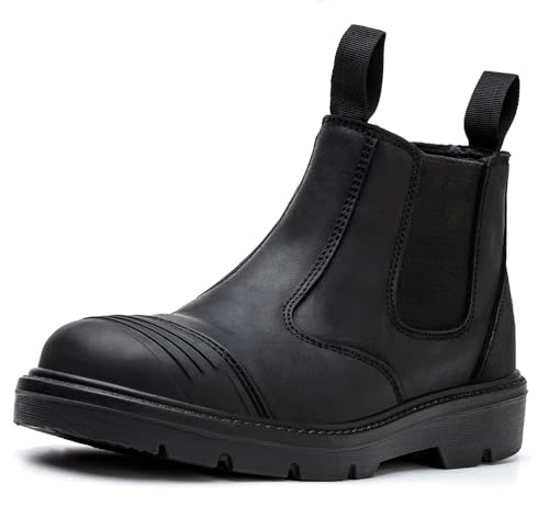 AEGISWARM Men's 6' Steel Toe Work Boots - Heavy Duty...