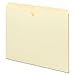 Manila File Jackets with Reinforced Tabs, Flat, Letter, 100/Box