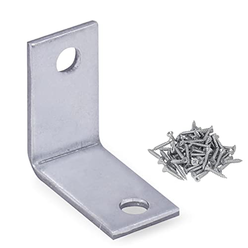 Mobilya Dolap Köşe Bağlantı Sabitleme L Demir Gönye 25x25x15 mm (5 Adet)
