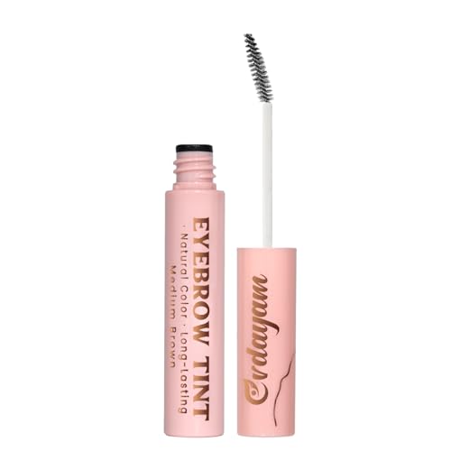 Eyebrow Tint & Eyebrow Gel – Smudge-Proof, Long-Lasting Color & Shape, Easy Application, Natural...