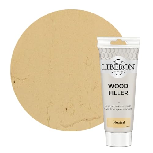 Libéron Wood Filler - Fills & Repairs - No Shrinkage Or Cracking - Ideal For Small Holes - Interior & Exterior Use - Neutral - 150g