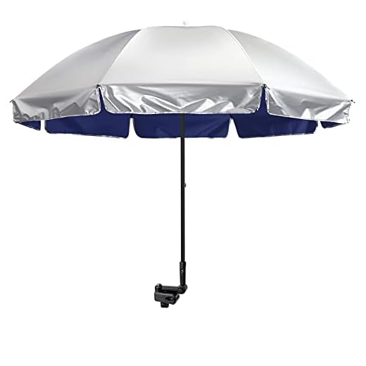 Best clamp-on beach chair umbrella G4Free Universal Clamp On Umbrella