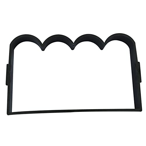 NUOBESTY molde de ladrillo de cerca valla de flores adoquines escalonados decorar herramientas moldura de pasarela herramienta de cemento herramienta artesanal hormigón Frenar la cerca