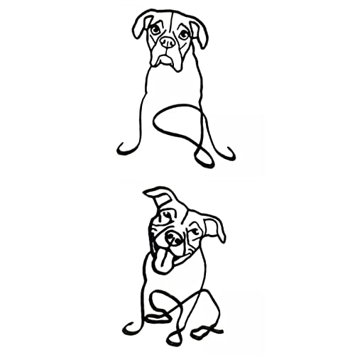Hond & Ik Beeld - Zandsteen Sculptuur Woondecoratie, Schattig Huisdier