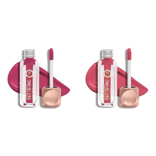 Image of Colors Queen Mattifying Liquid Lipstick for Women Combo Pack of 2 | Long Lasting Liquid Matte Lipstick | Transfer Proof & Waterproof Lipstick Enriched with Vitamin E