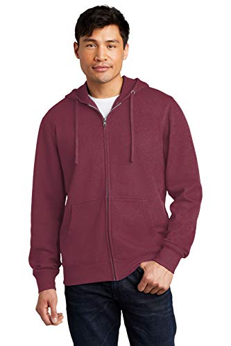 District V.I.T. Fleece Full-Zip Hoodie, Plum, X-Large