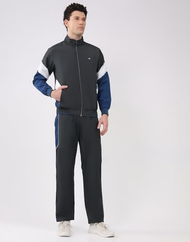 Image of Monte Carlo Men's Regular Fit Round Neck Full Sleeve Solid Tracksuit | Warm Soft Material | Stylish Comfort Fit | Perfect Sports and Casual Winter Wear for Men (Pack Of 1)