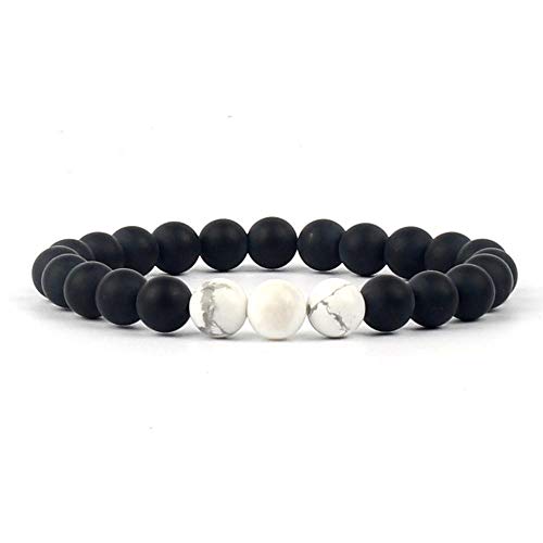 Bracelet de perles en pierre pour couple le cadeau idéal