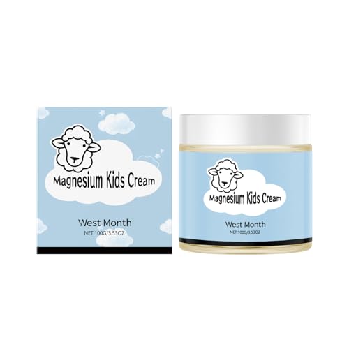 Magnesium Lotion for Kids | Baby Magnesium Lotion | Enriched with Natural Magnesium for Relaxation, Muscle Relief & Healthy Skin | Magnesium Kids Cream Apply To Legs, Arms Or Chest - 100g