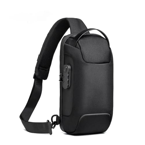 Bolsa de pecho para hombre tipo bandolera deportiva de gran capacidad Oxford