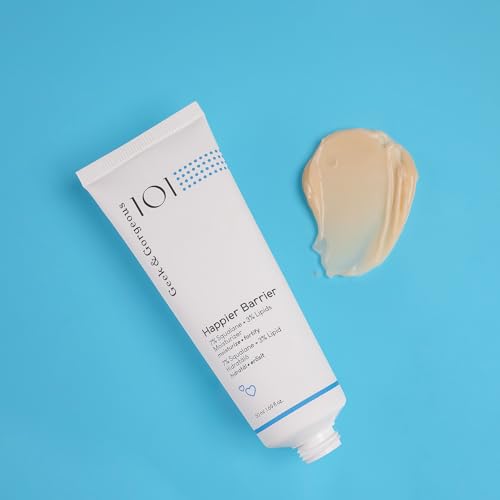 Geek & Gorgeous – Happier Barrier – Lightweight Moisturizer with Squalane, Ceramides & Green Tea Extract – Supports Soft, Hydrated Skin & Barrier Care – For Normal, Dry & Combination Skin – 1.69 oz