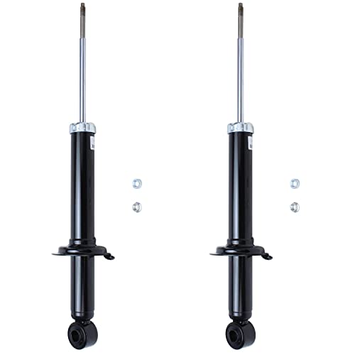 Image of Detroit Axle - Pair Rear Shocks for 2000-2005 Hyundai Sonata XG350 XG300 Kia Optima Magentis 2 Shock Absorbers Assembly 2001 2002 2003 2004 Replacement