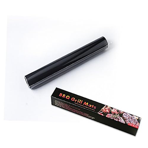 Happyyami BBQ Grillmatte Hitzebeständige Antihaft Grillunterlage Aus Glasfaser Für Outdoor Grillen Ideal Für Gas Und Holzkohlegrills Grillzubehör