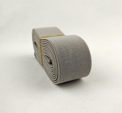 Elastico per cucito, banda elastica, Fascia elastica spessa abbigliamento intimo gonna cintura elastica sottile decorazione auto colore piatto twill larghezza elastico 4 cm ( Color : Light Gray , Size