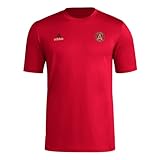 adidas Men's Atlanta United MLS Short Sleeve T-Shirt, Red Small Logo, XX-Large