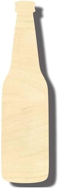 Unfinished Wood Beer Soda Pop Bottle Shape Bar Decor Craft up to 46" DIY 24" / 1/4"