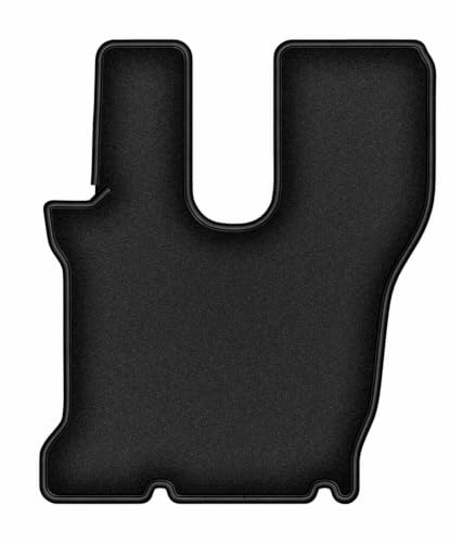 Tapis conducteur en velours Durban pour Volvo FM utilitaire 1998-2001, finition noire élégante