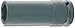 Hazet 902SLG-17 Size 17 Hex 1/2" Square Slim Long Impact Socket