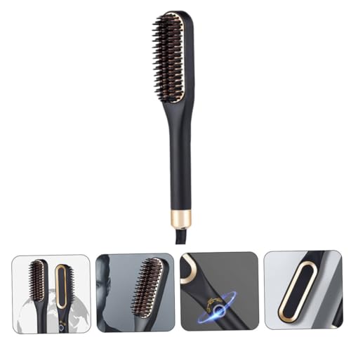 Mini peine alisador eléctrico para cabello y barba miniatura 7