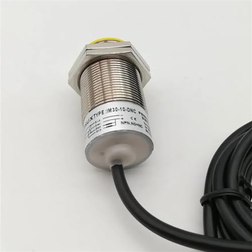 Interruptor industrial tipo cilindro M30 con sensor de proximidad NPN de 3 cables 4