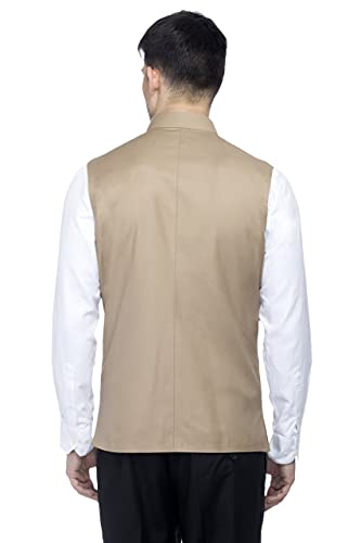 Image of FAVOROSKI Men's Cotton Blend Waist-Long Jacket