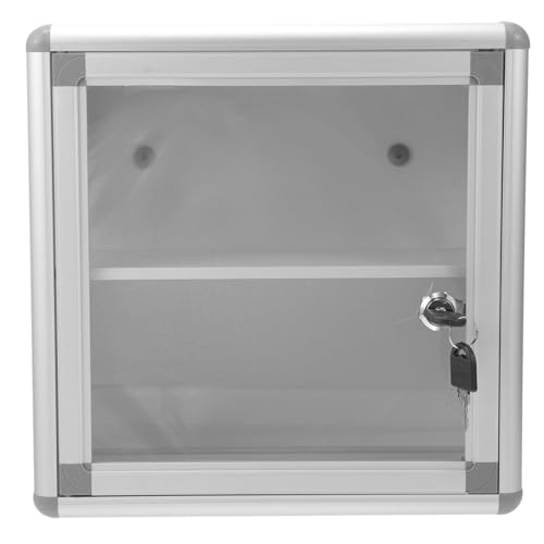 Caja De Medicina Colgante con Cerradura Botiquín De Primeros Auxilios De Aluminio Almacenamiento Visible Y Seguro para Hogar Y Actividades Al Aire Caja Organizador De Medicina Multiusos