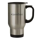 #jamdani - 14oz Stainless Steel Travel Mug, Silver