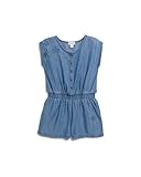 Splendid Girls' Indigo Star Short Sleeve Romper