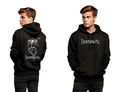Image of Be Crazy Anime Printed Black Hoodie /Graphic Printed Hoodie /Hoodie for Men & Women /Warm Hoodie /Unisex Hoodie