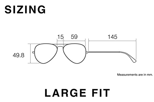 O'NEILL POHNPEI 2.0 Polarized Aviator Sunglasses for Men, Women, 59 mm, UV400 Protection4