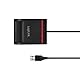 LogiLink USB 2.0 Smart-ID-Kartenleser für Ihre IC/ID-Karte, für Windows und Mac OS Catalina 10.15 oder höher, schwarz