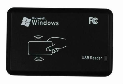 USB RFID 125Khz T5577 lettore di schede programmatore/masterizzatore/duplicatore+5pcs fobs